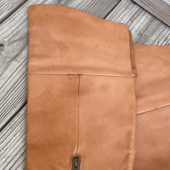Kork Ease "Adrianne" Tan Leather Tall OTK Boots Size 8.5 - Picture 10 of 16